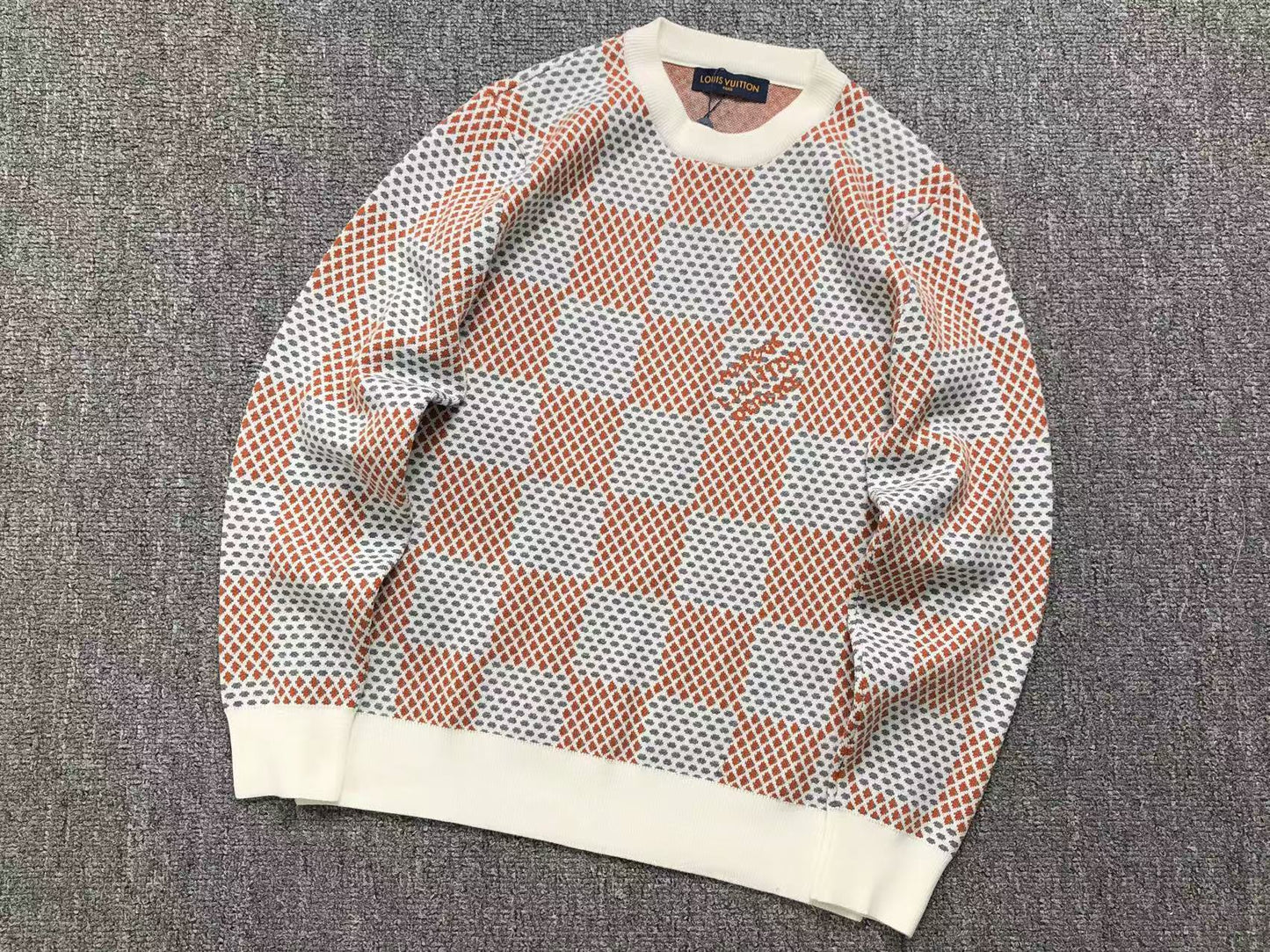 LOUIS VUITTON VERS SWEATER RED/GREY