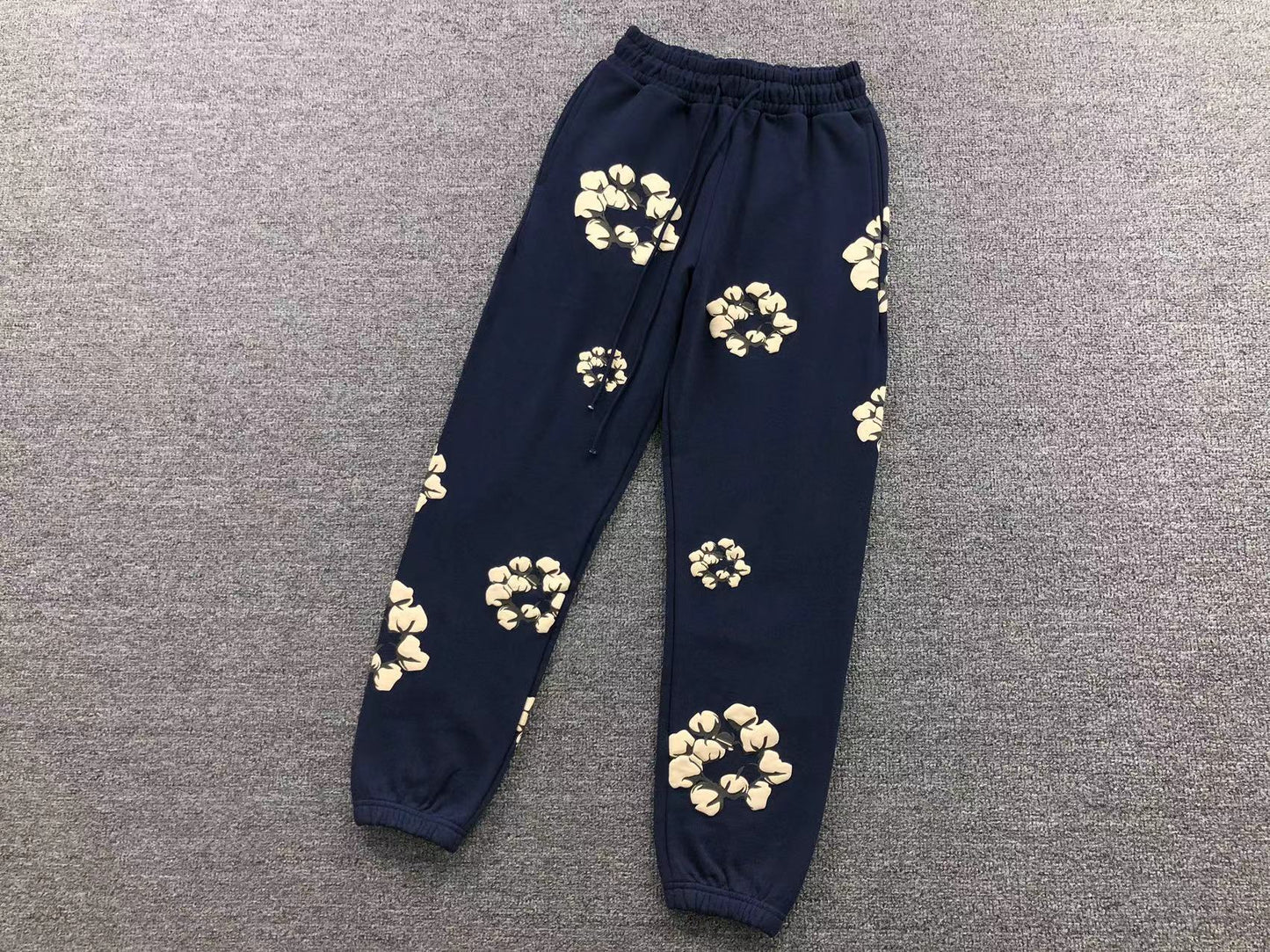 DENIM TEARS CPFM PANTS DARK-BLUE/WHITE