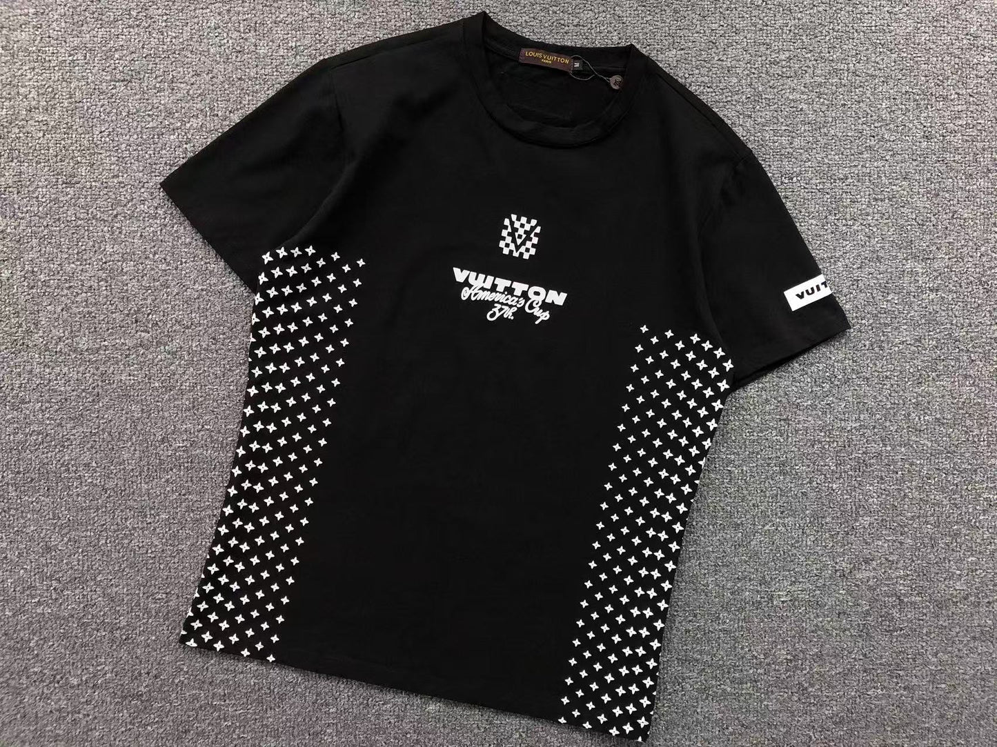 LOUIS VUITTON AMERICA'S CUP SHIRT BLACK