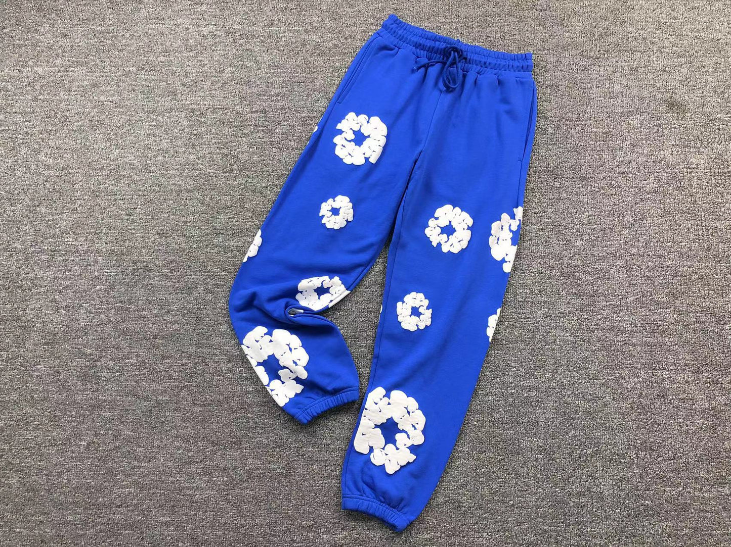 DENIM TEARS PANTS BLUE/WHITE