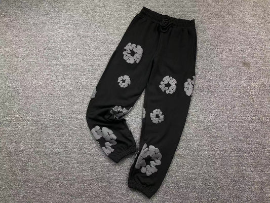 DENIM TEARS PANTS BLACK/GREY