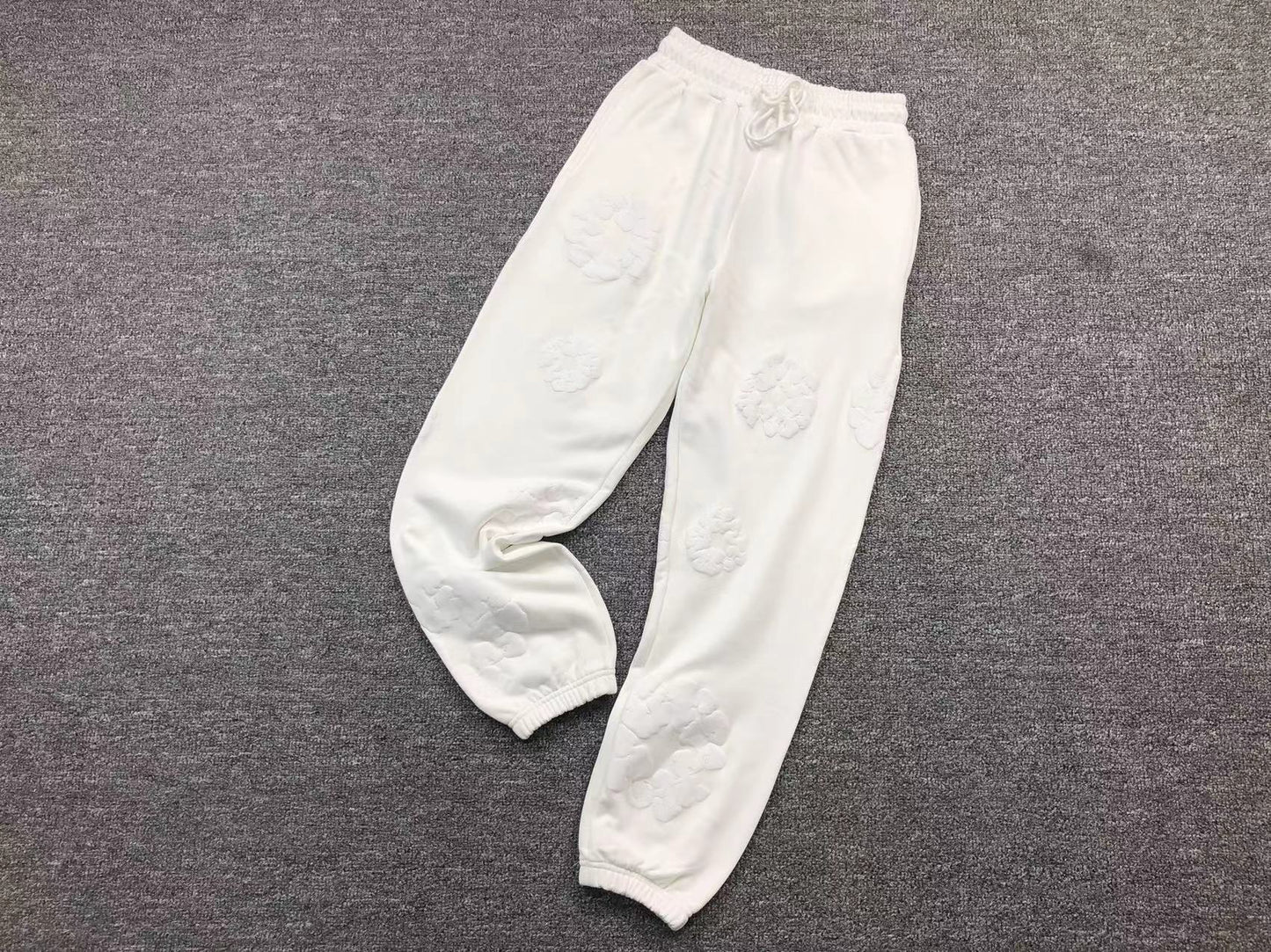 DENIM TEARS PANTS WHITE/WHITE