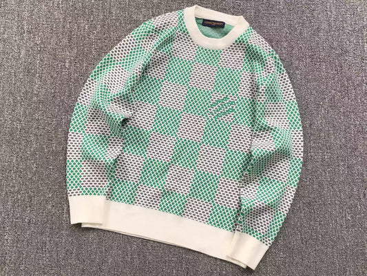 LOUIS VUITTON VERS SWEATER GREEN/GREY